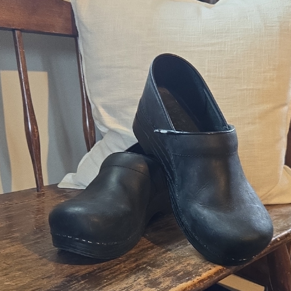 Dansko Black Mules Comfortable Clogs